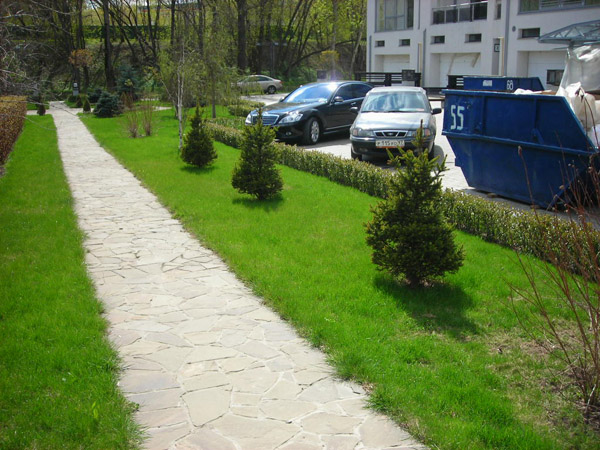 Мощение дорожек