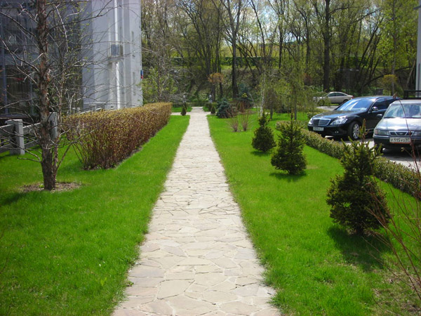 Мощение дорожек